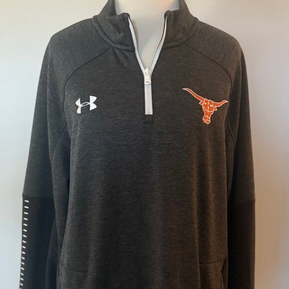 Under Armour Texas Longhorns Quarter Zip Pullover, Men's Size L - Picture 1 of 6
